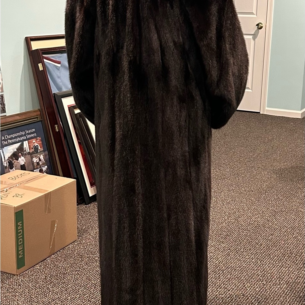Luxurious Black Mink Full Length coat